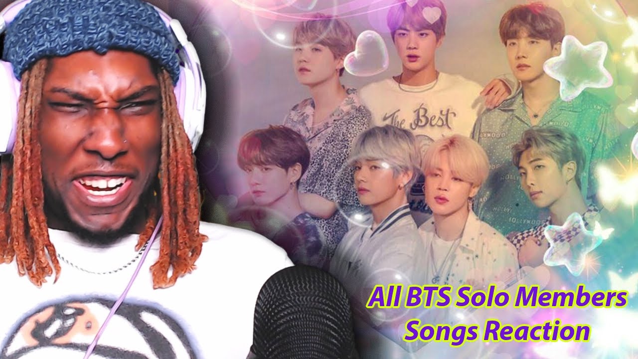 I Reacted To All BTS Solo Member Songs for the First Time!