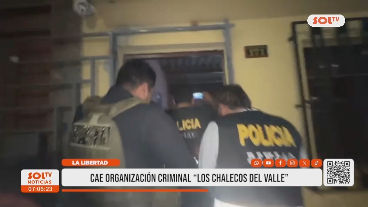 Caen “Los Chalecos del Valle”: nueve detenidos por extorsión a transportistas