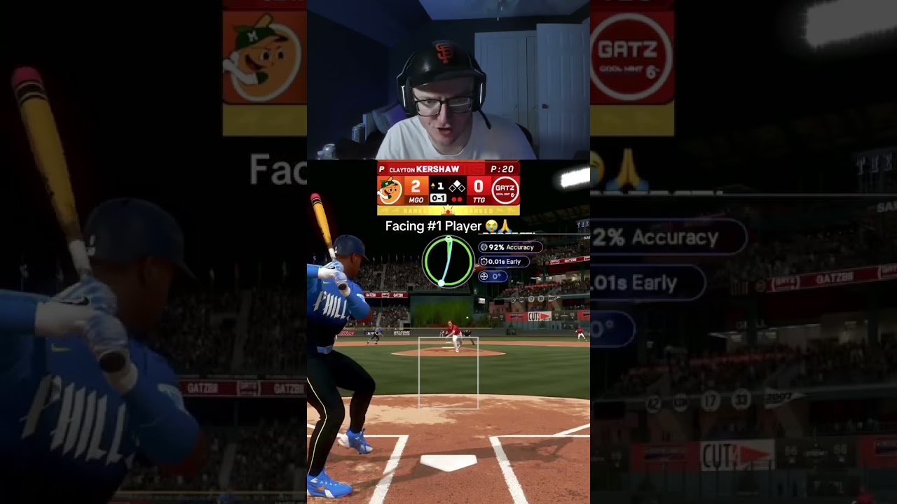 Facing #1 Player 😭🙏 #mlbtheshow25 #baseball #mlb #playful