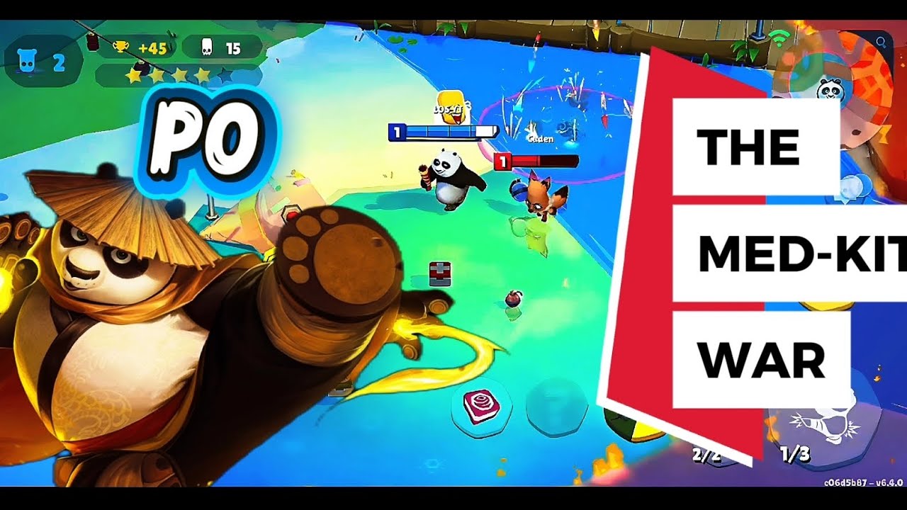PO 🐼 VS NIX 🦊 || THE MED-KIT WAR || ZOOBA GAMEPLAY VIDEO #zooba #free #viral #mrbeast 