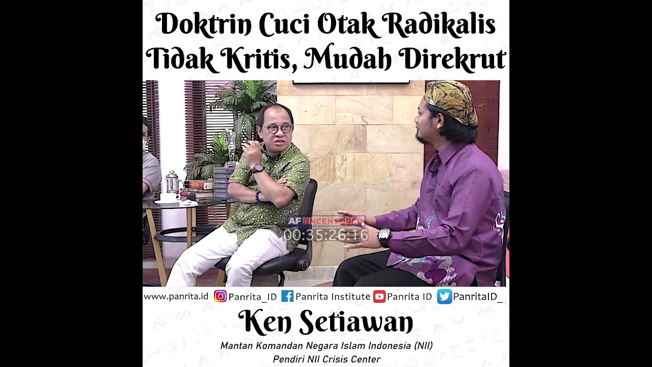 Begini Doktrin Cuci Otak Kelompok Radikal, Tidak Kritis Mudah Direkrut - Ken Setiawan