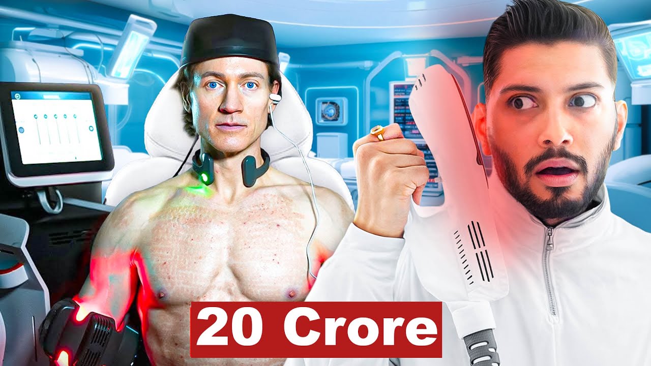 I Tried Bryan Johnson's 20 Crore Anti Aging Routine!