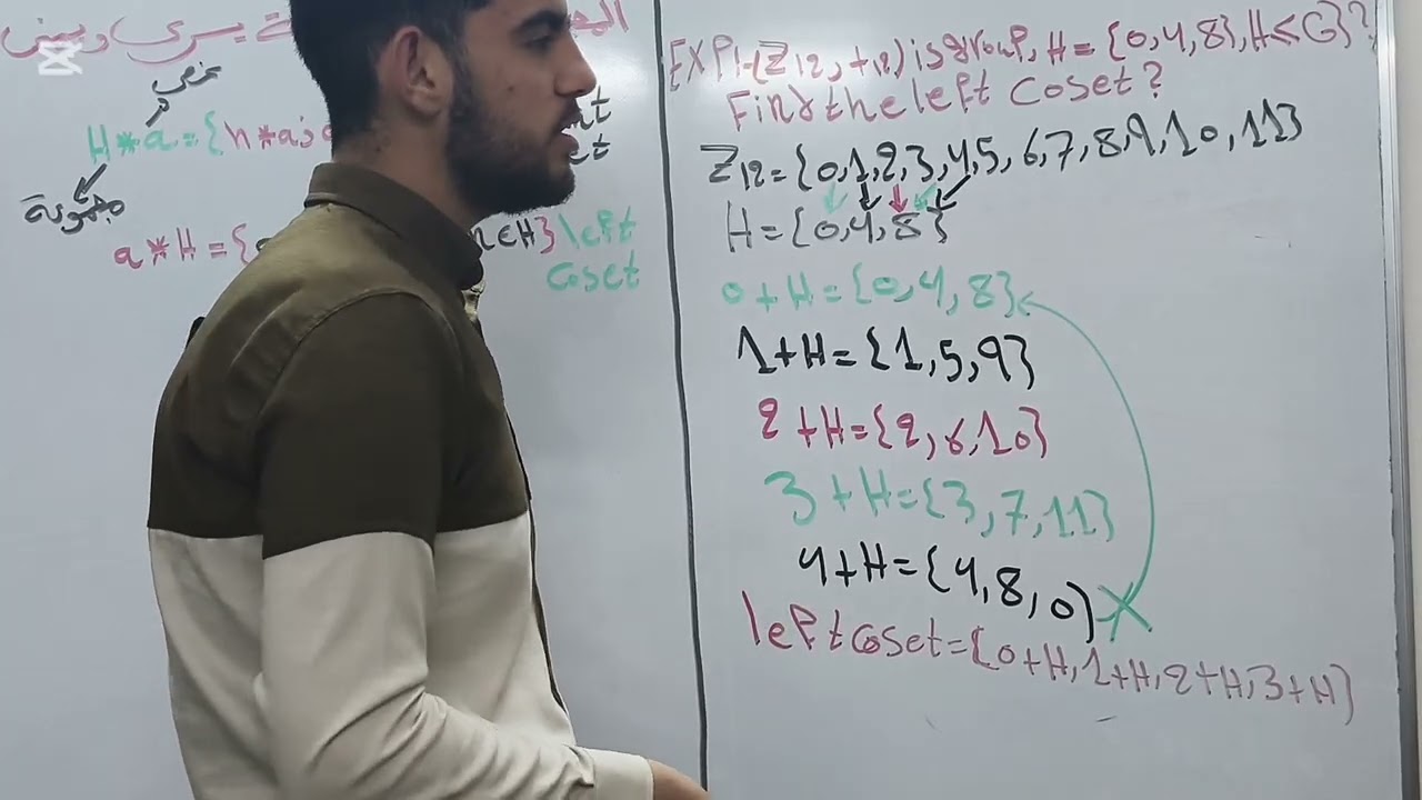 مرحلة ثانية جبر زمر المجموعات المصاحبة (محاضرة 10) The left and right cosets