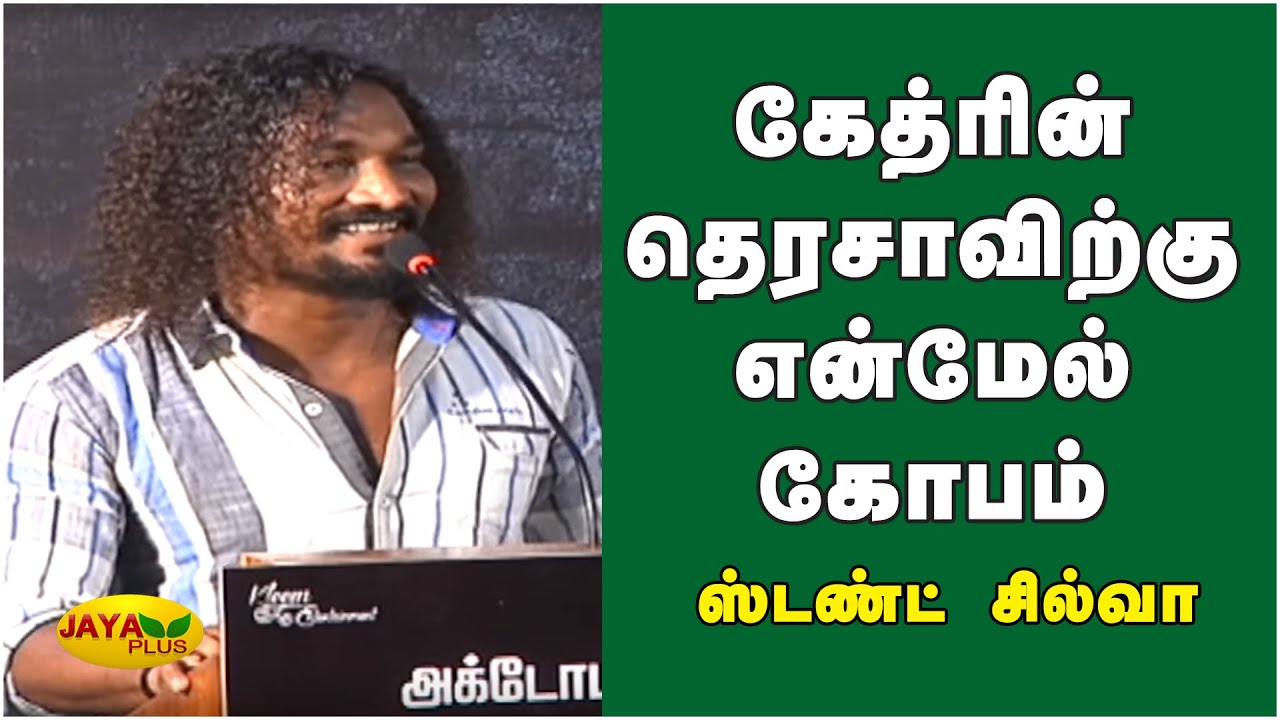 கேத்ரின் தெரசாவிற்கு என்மேல் கோபம் - ஸ்டண்ட் சில்வா | Stunt Silva | Aruvam