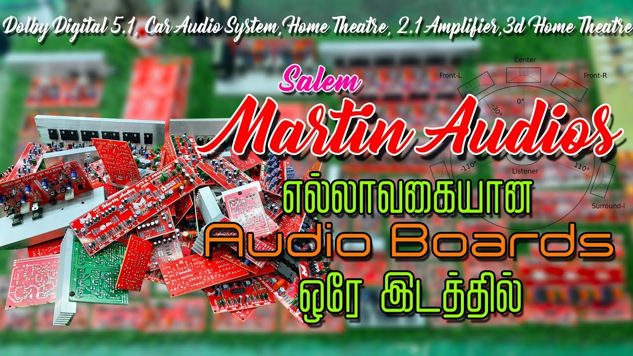 Martin Audios Salem | Low Price Audio Bords | 5.1 Audio | 2.1 Audio | 3D Audio Bords | Martin Audio