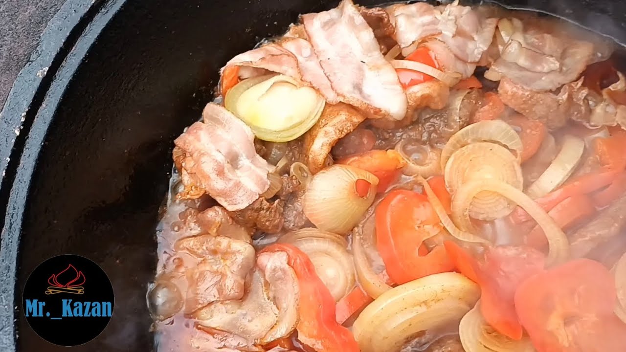 SCHICHTFLEISCH IM KAZAN/KASAN