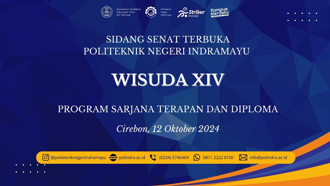 LIVE SIDANG SENAT TERBUKA POLITEKNIK NEGERI INDRAMAYU 
