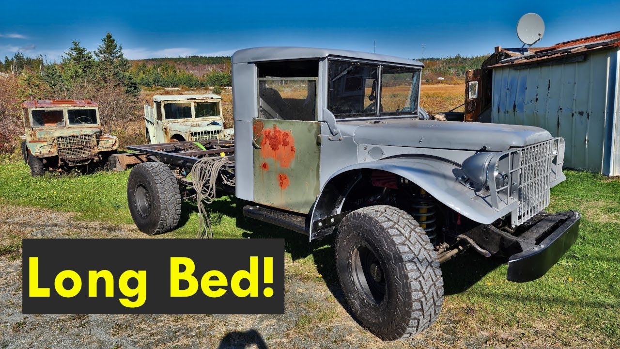 Сборка с удлинённой станиной! - Dodge M37 Cummins Restomod [Эпизод 34]