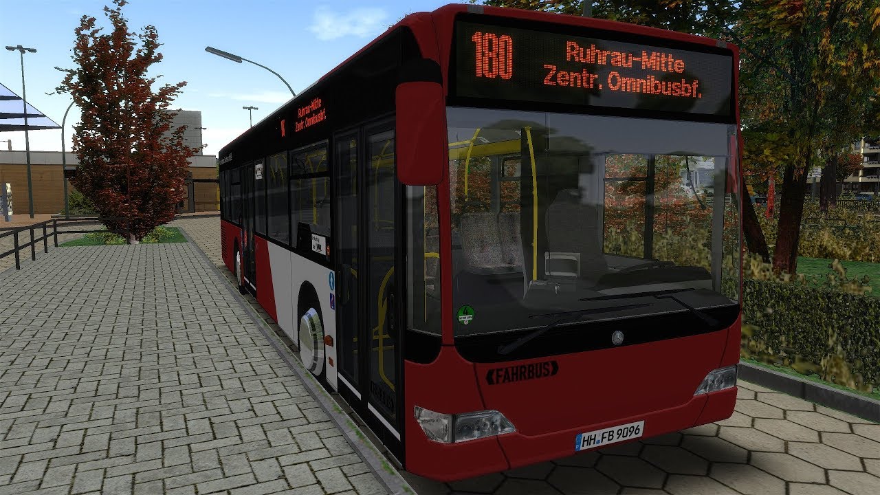 Weiter geht's mit FAHRBUS! - Mercedes Citaro Facelift Rosenbaum - FAHRBUS 1096 - Ruhrau - OMSI 2