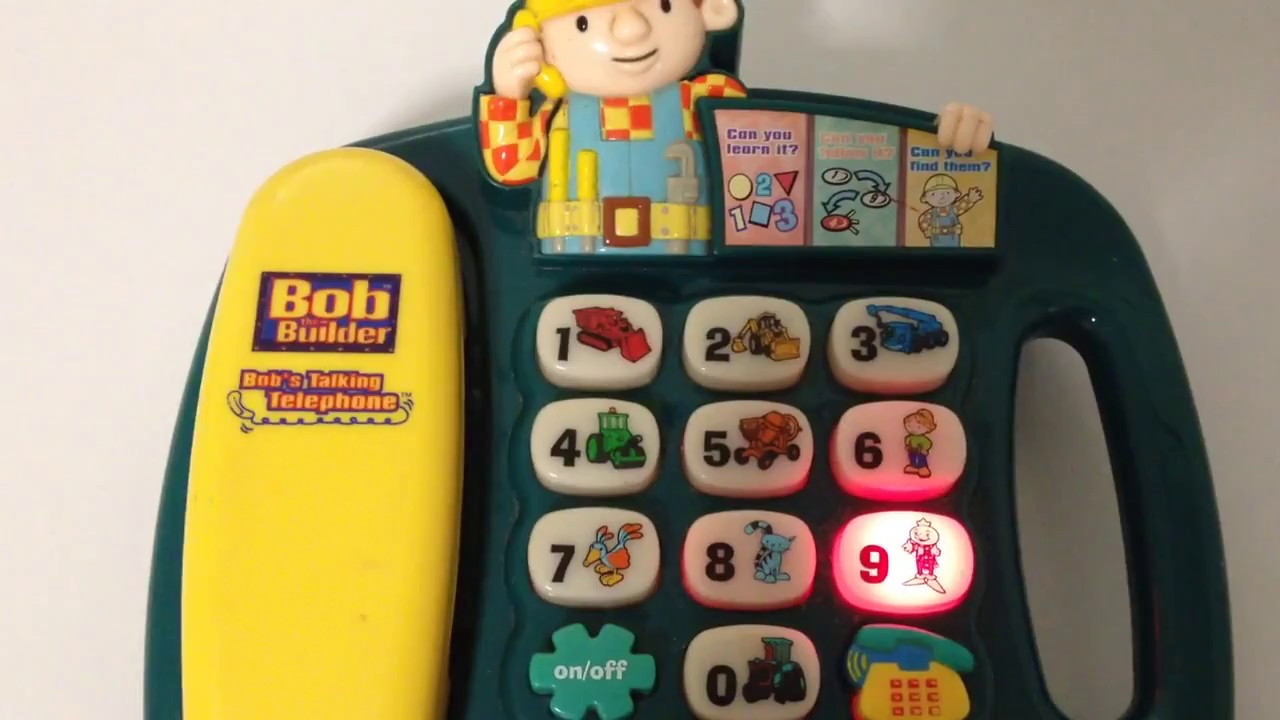 Vtech Bob the Builder Telephone Toy for Kids with Lights & Sounds