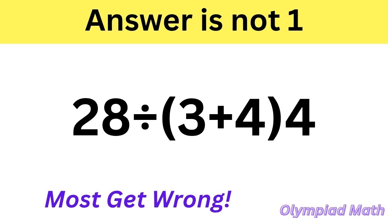 Only 5% Can Solve This! | Calculator not allowed |  Harvard University Math | Olympiad Math |