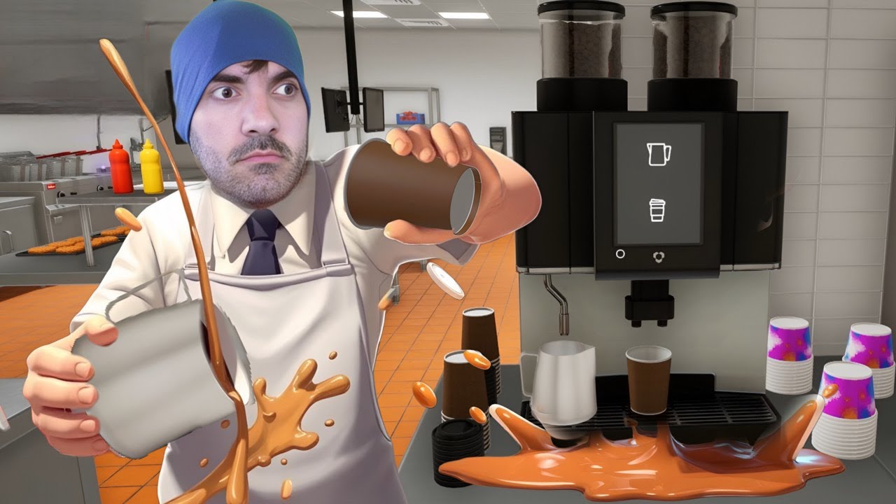 PONEMOS EL JUEGO EN NIVEL PESADILLA Y TODO ES UNA LOCURA !! | Fast Food Simulator #8