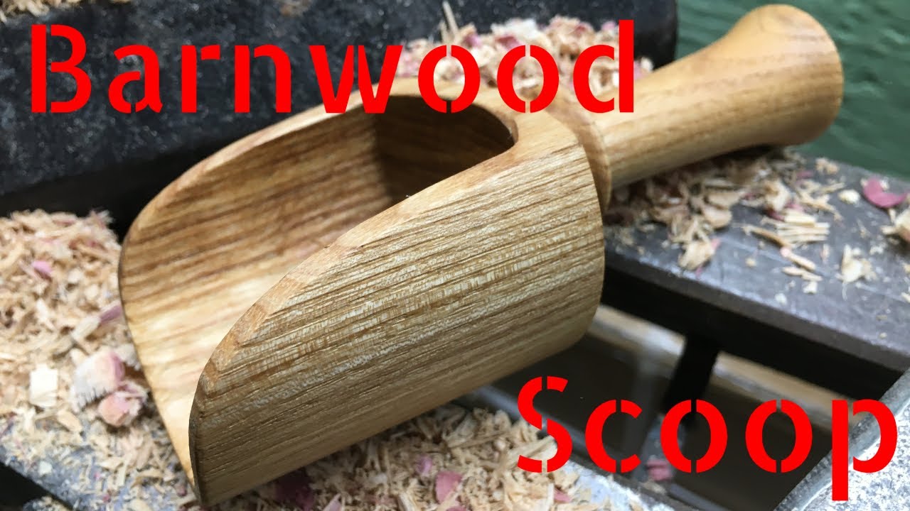 Making a Wooden Scoop on the Lathe