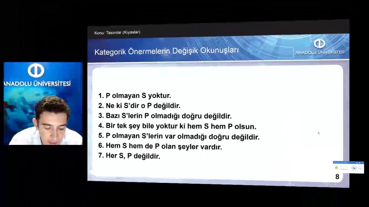 KLASİK MANTIK - Ünite4 Özet