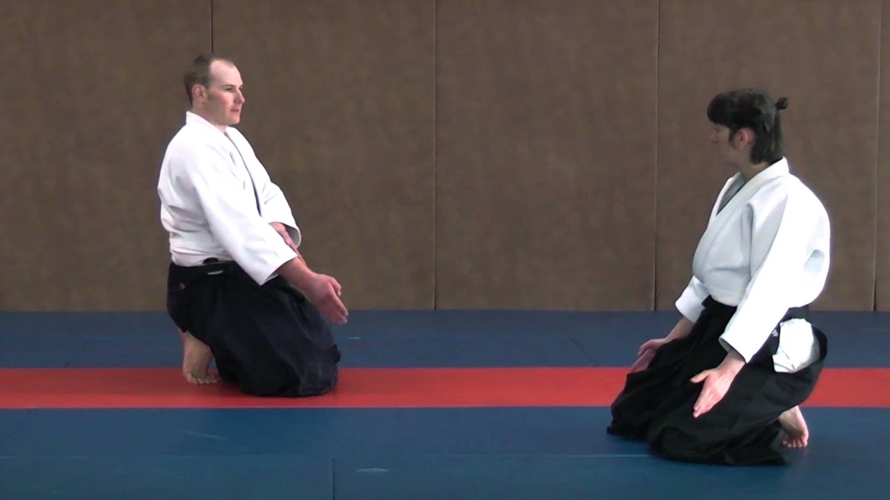 Suwari waza yokomen uchi 2 sur 3: série basique osae waza