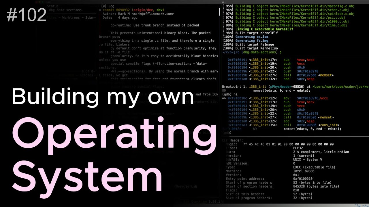 building my own operating system in c++ (week 102, virtual memory)