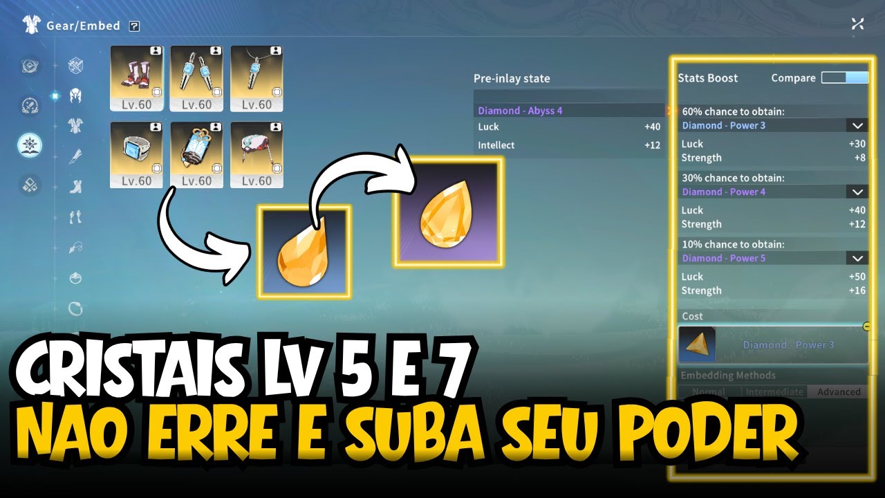 CRISTAL LV 5 & LV 7 - MUDANÇAS NOS CRISTAIS TA DANDO MUITO PODER || Blue Protocol: Star Resonance