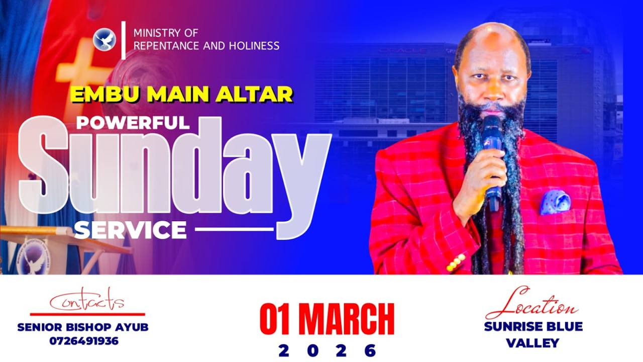 EMBU MAIN ALTAR SUMDAY SERVICE  - 01/03/2026