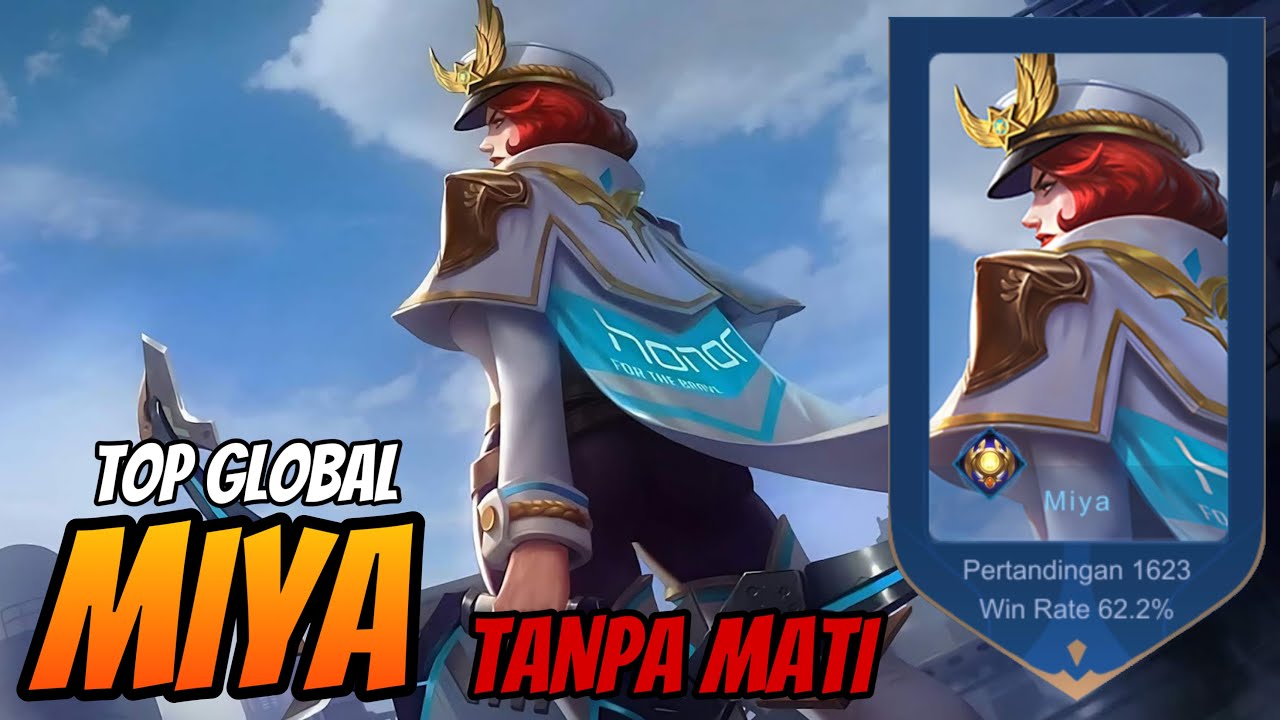BEST BUILD MIYA TANPA MATI GAMEPLAY ~ BUILD TOP 1 GLOBAL MIYA - MLBB