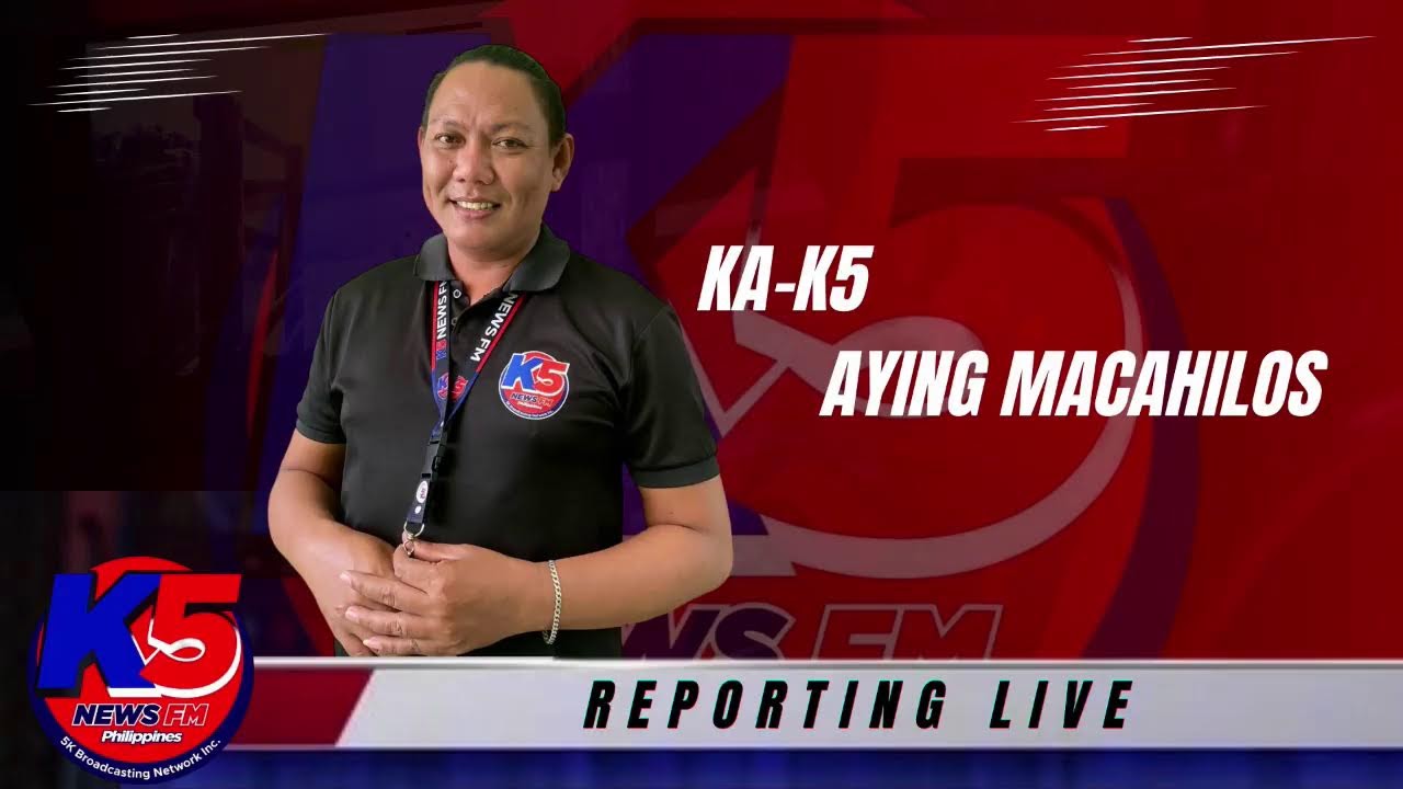 K5 News FM Bayawan Digital News Live Stream | K5 Ronda Balita hosted by K5 Dondee Glodove