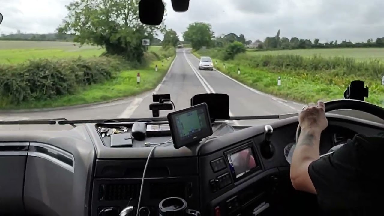 LGV/HGV Cockpit View From Mells in Somerset to Bristol M5 North