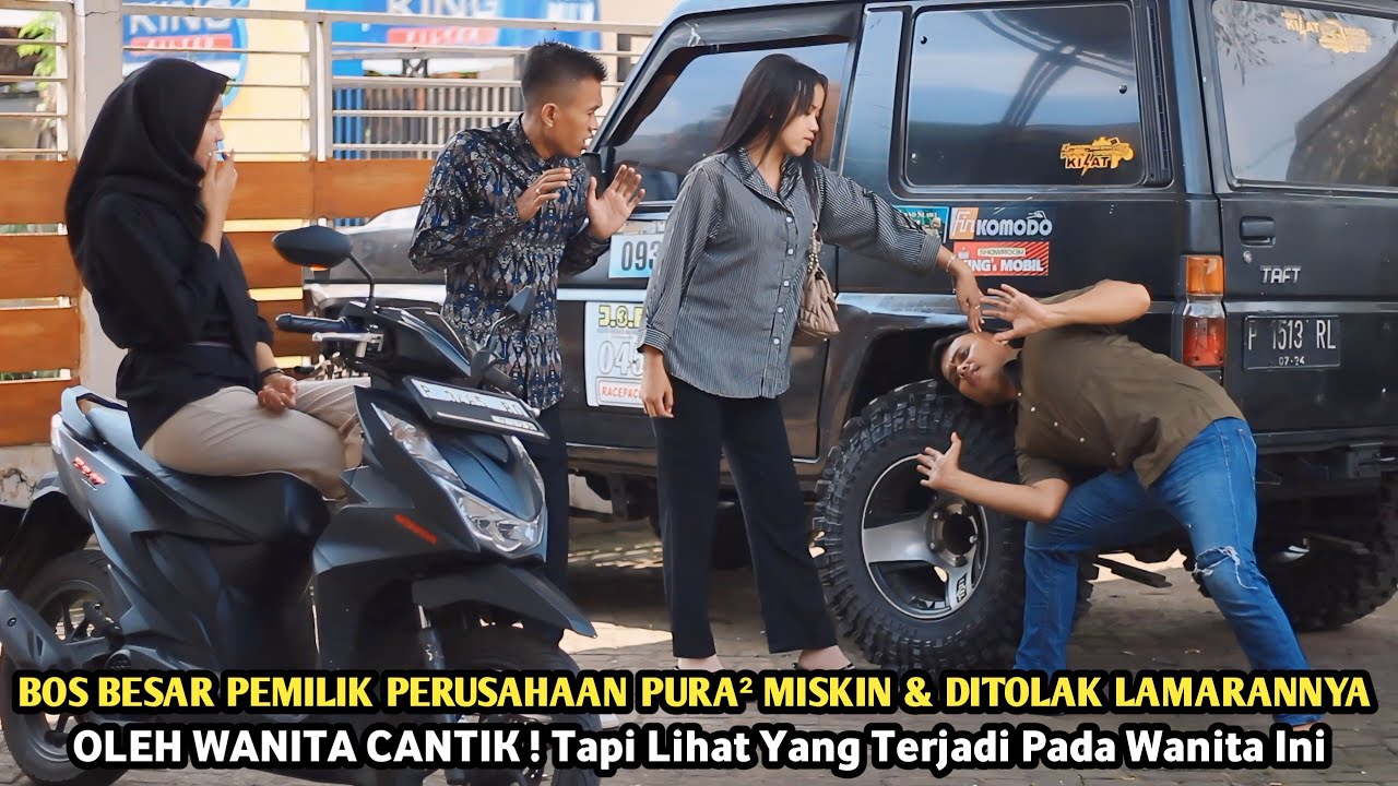 BOS BESAR PEMILIK PERUSAHAAN PURA² MISKIN & DITOLAK LAMARANNYA OLEH WANITA CANTIK!Lihat Yang Terjadi