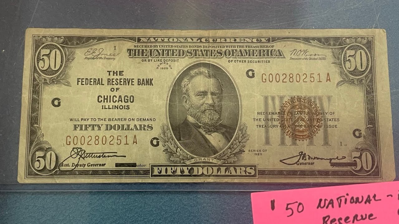 1929 $50 FRBN
