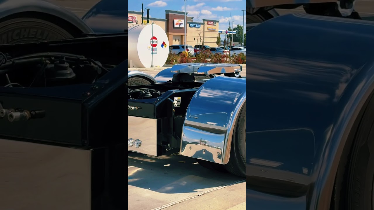 Polishe 5th wheel #largecar #automobile #neverstop #trucker #peterbilt389 #trucking