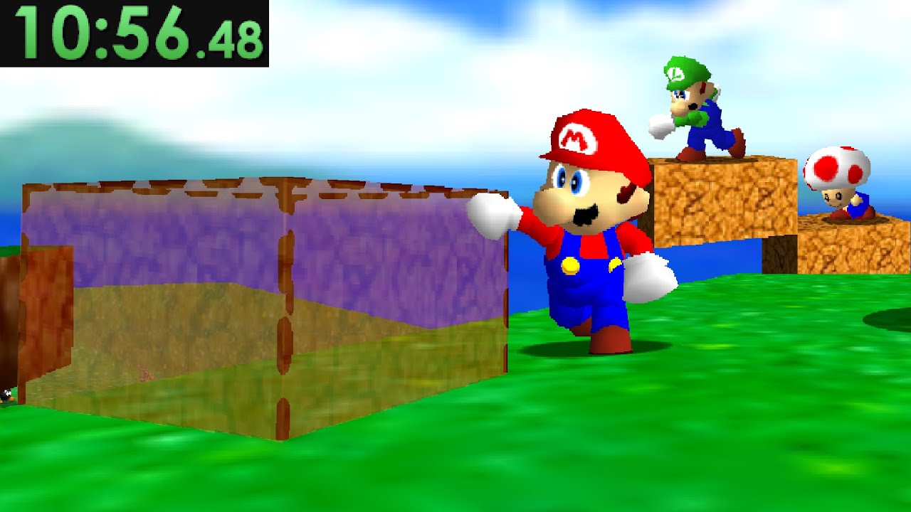 Mario Manhunt, but we can BUILD