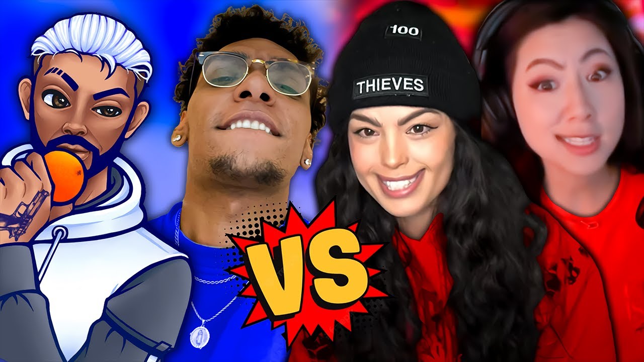 CUBE GANG CIVIL WAR! ft. Fuslie Valkyrae RatedEpicz!