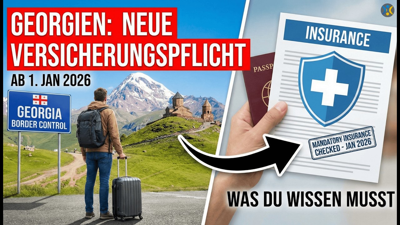 Wichtig für Urlauber & Expats: Georgiens neue Einreiseregeln zur Versicherung erklärt.