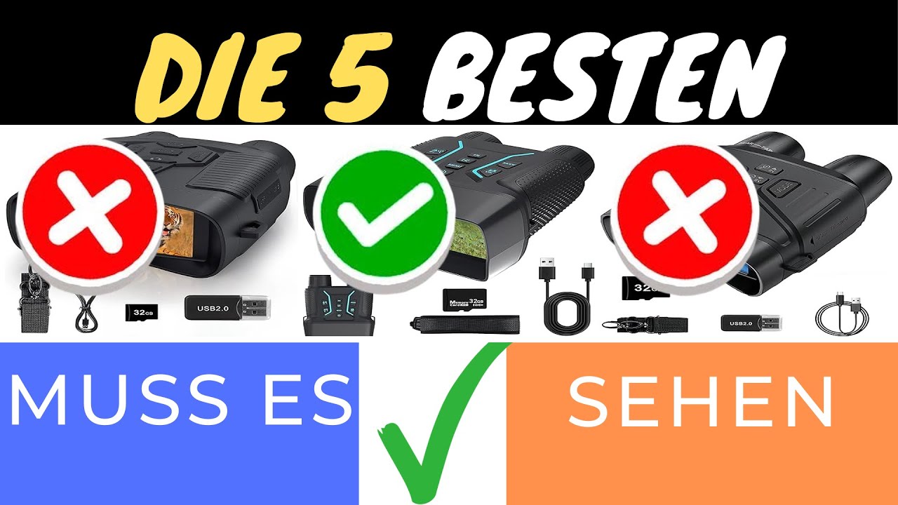 DIE BESTEN NACHTSICHTGERÄTE 2025: 4K VERGLEICH MIT TOP LEISTUNG! 🌙🔭