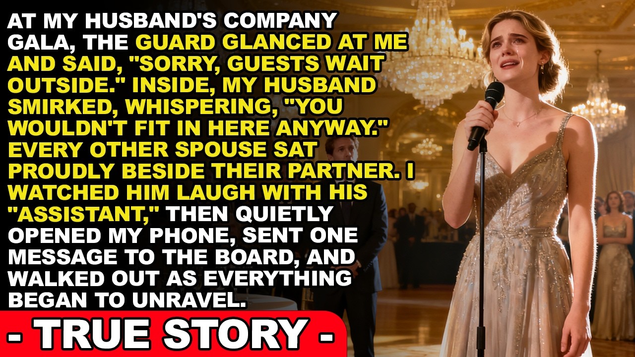 He Said I Wasn’t Worthy of His Luxury Gala—Then I Proved Him Wrong