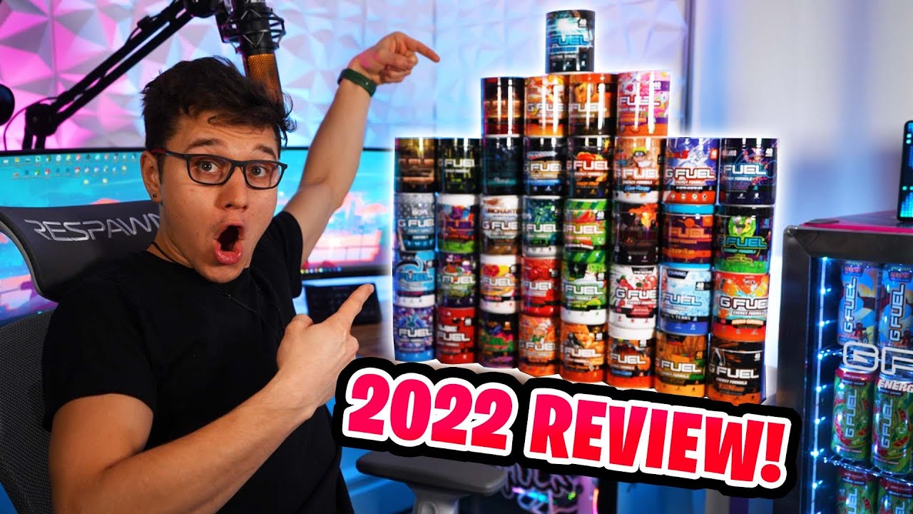 2022 GFUEL Recap! - Every Flavor Released In 2022 & My Favorites!