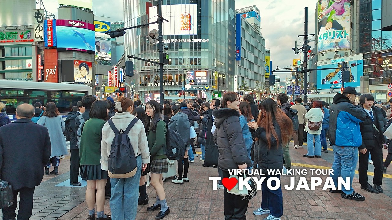 TOKYO CITY TRAVEL 32 - Walking Tour Ginza, Shibuya, Shinjuku and Kabukicho, Tokyo, Japan, Travel, 4K