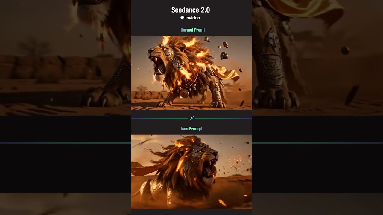 Seedance 2.0 JSON VS Normal - Prompt Free