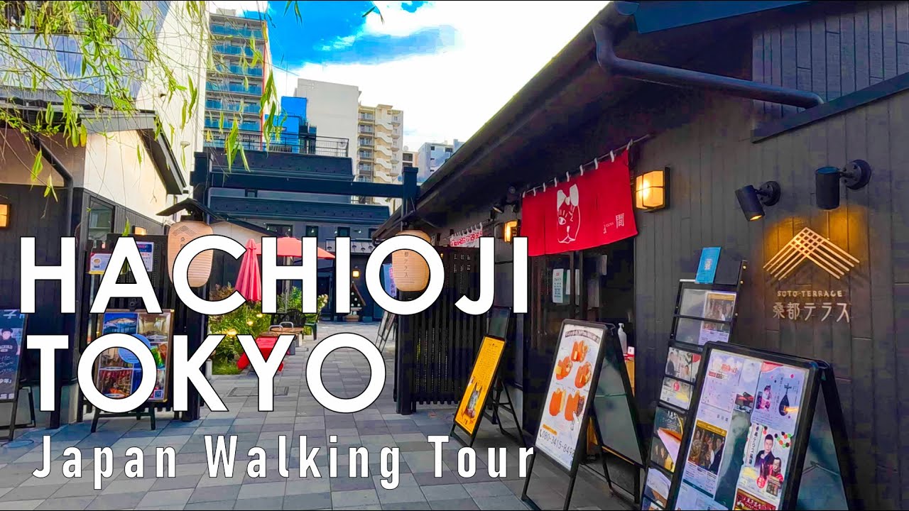 Japan walking tour in Tokyo Hachioji May 2024