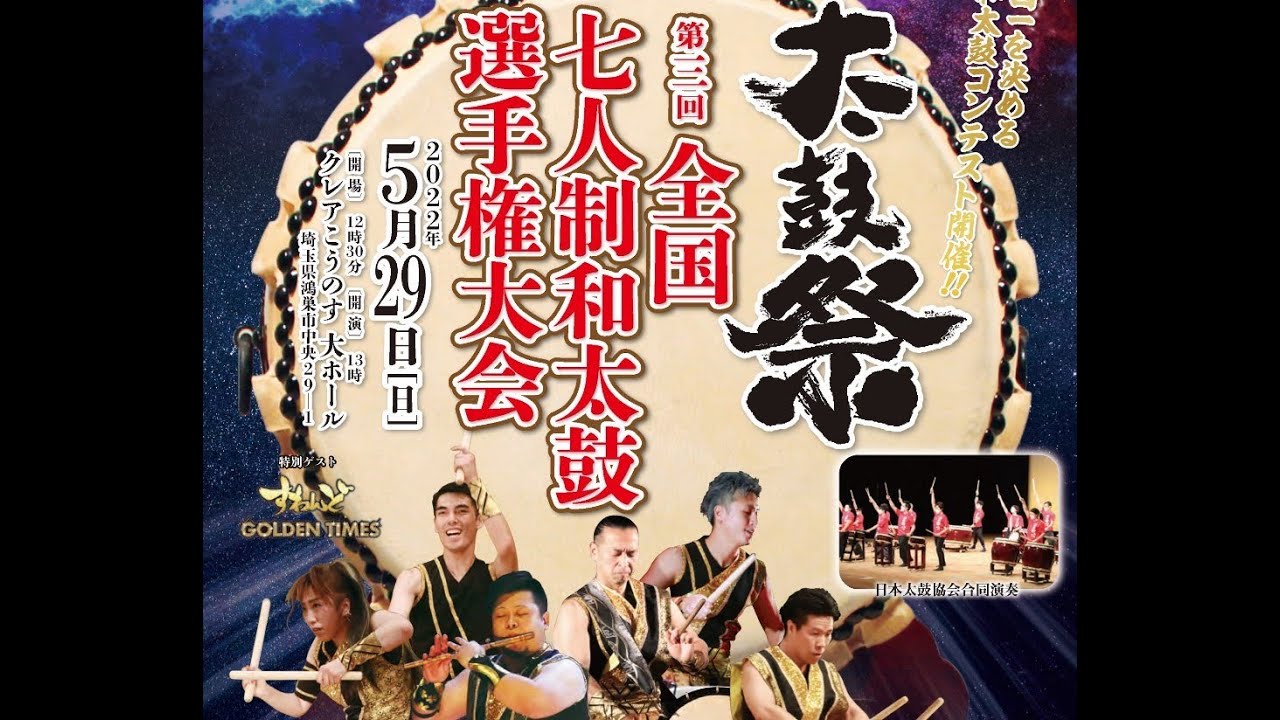 太鼓祭　第三回全国七人制和太鼓選手権大会2022