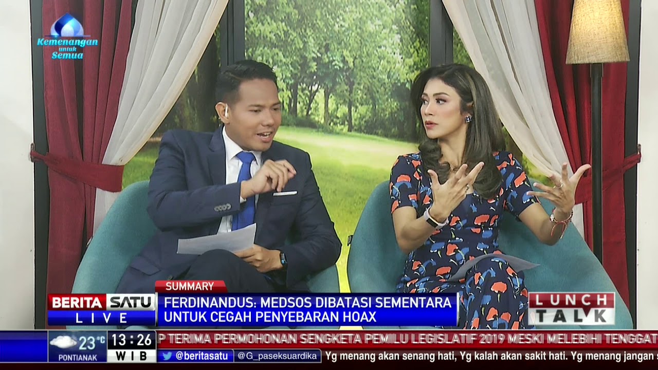 Lunch Talk: Batasi Medsos, Cegah Hoax #1