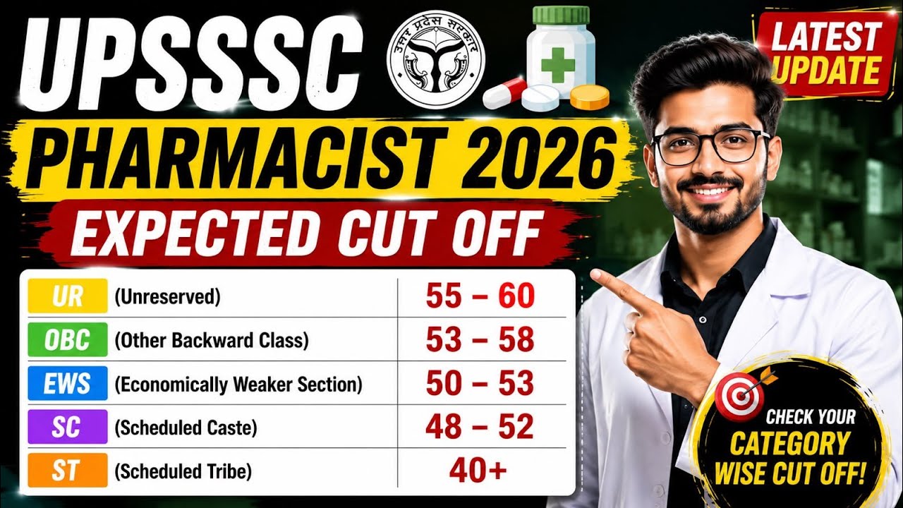 UPSSSC Pharmacist Cut-Off | UPSSSC Pharmacist Cut-Off 2026 | UPSSSC Pharmacist | #UPSSSC #Pharmacist