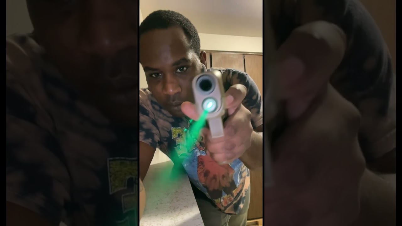 Glock 19X with Lasermax Guide Rod Laser Green
