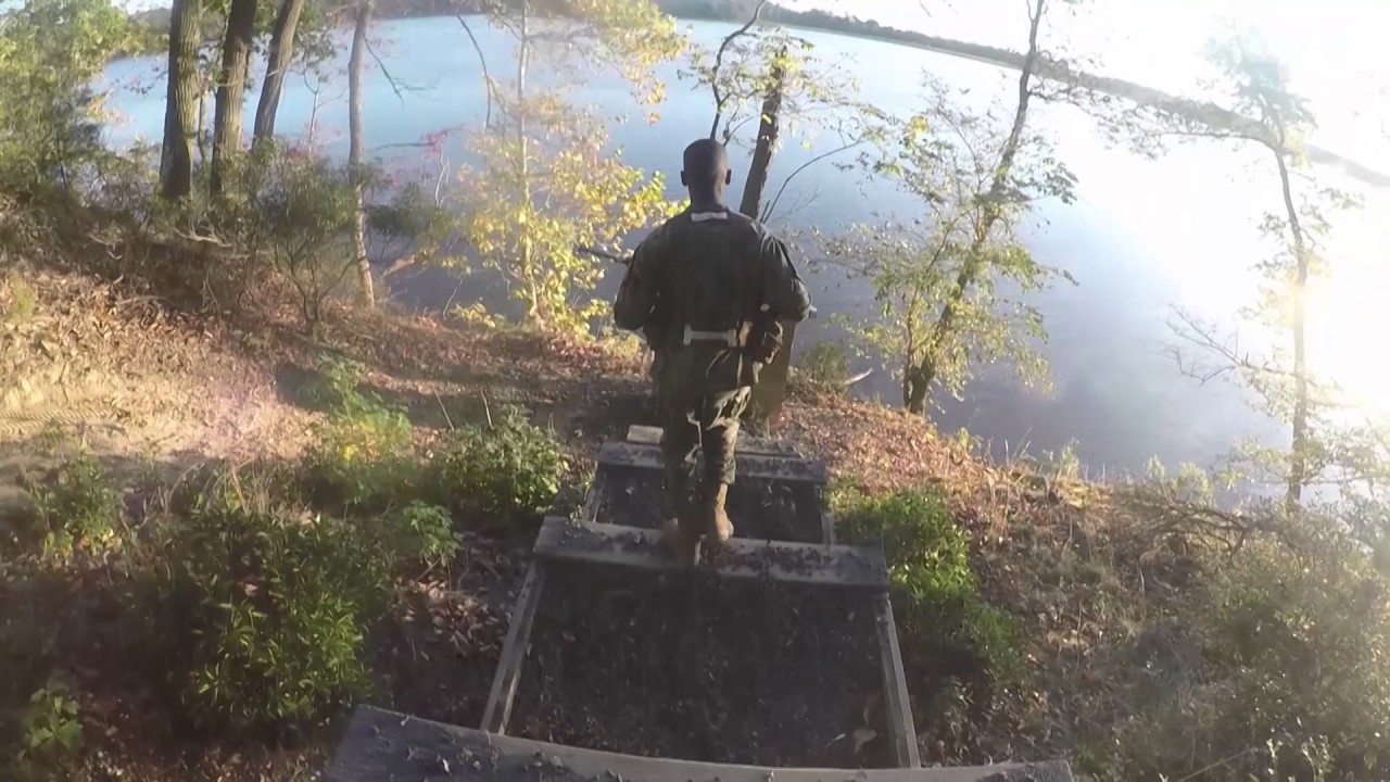 US Marines Officer Candidates School Endurance Course