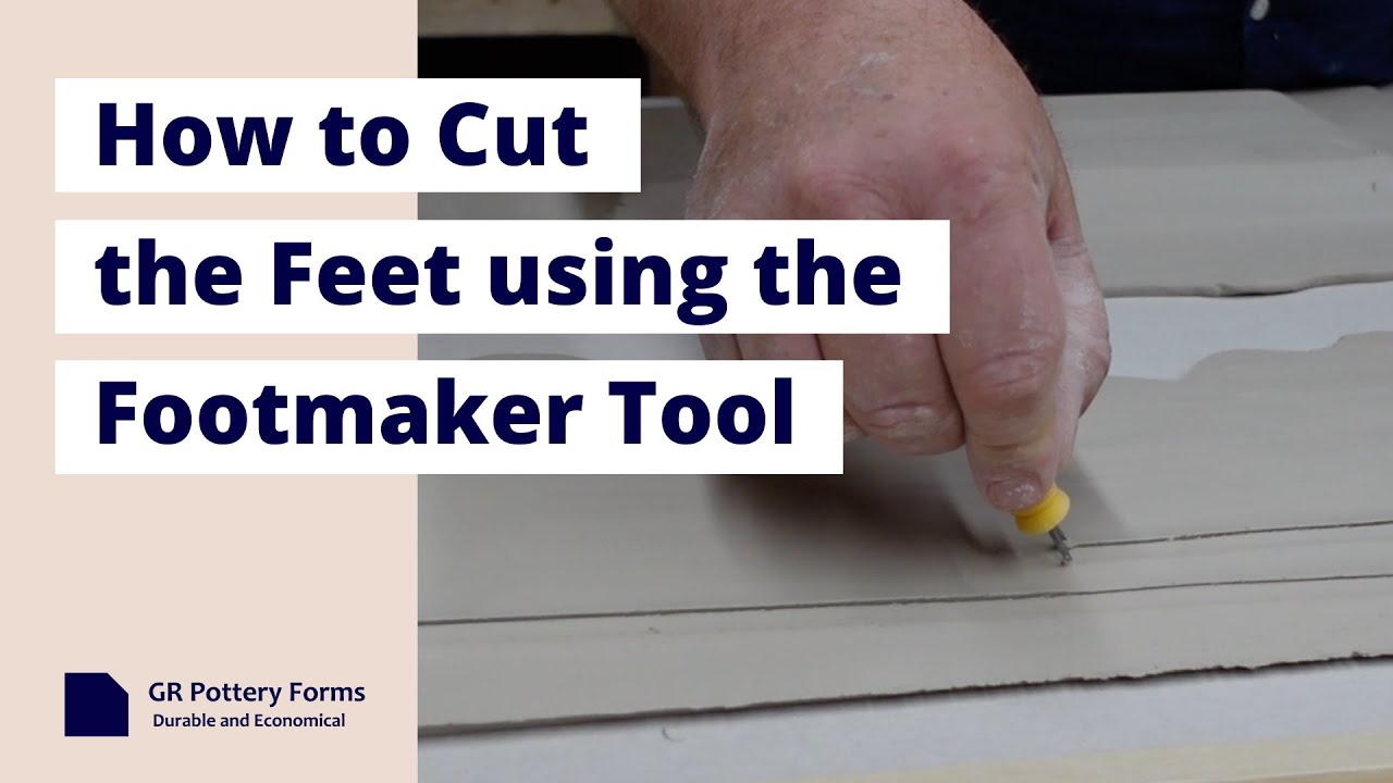 How to Cut the Feet using the Foot Maker Tool for a Rectangle Platter