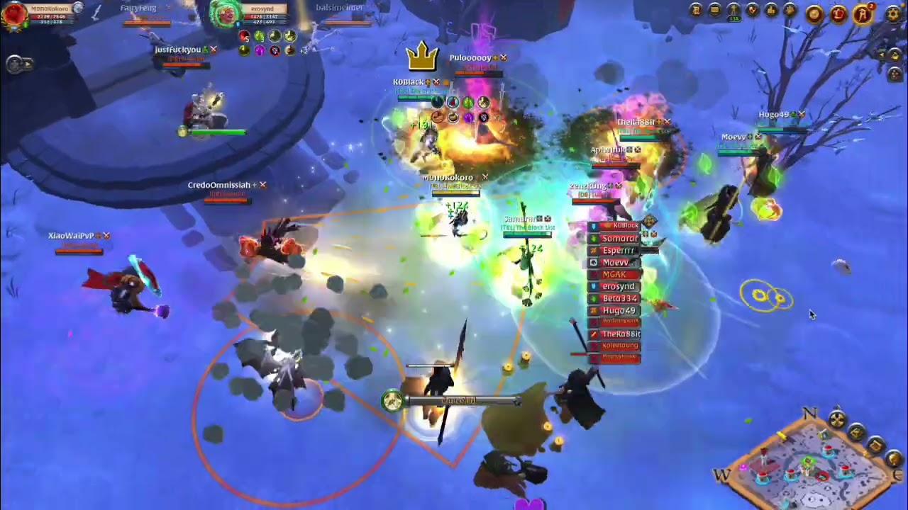 The Black List Fight 🖤 #Albion #AlbionOnline #Gaming #Shorts #GirlPlayer