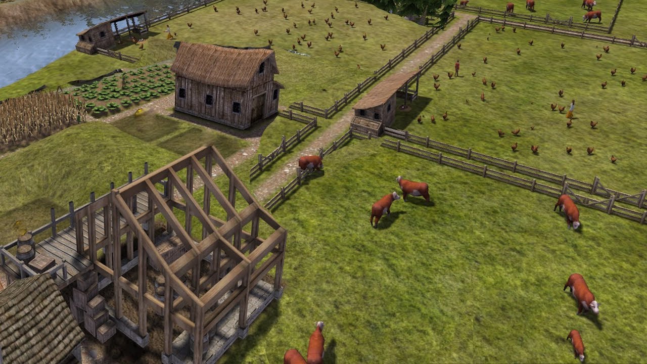 Banished | Ep. 09 | Tavern Construction, Chicken Livestock  | Banished City Building Tycoon Gameplay