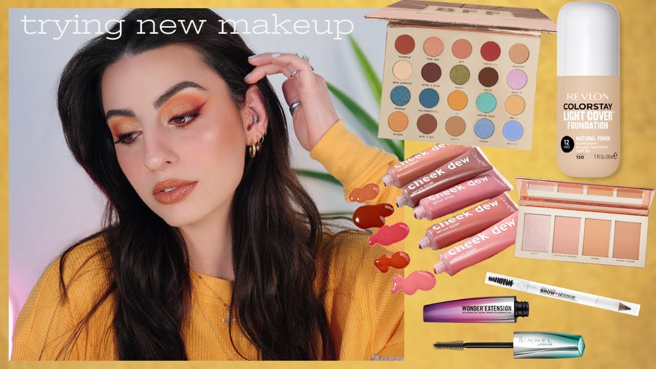Trying New Makeup: Colourpop Cheek Dew, Revlon Light Cover Foundation & more!