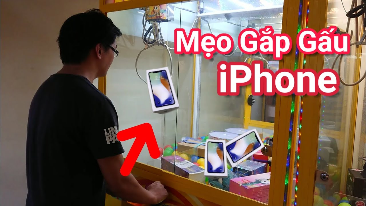 Gắp Gấu điên cuồng - Thử Gắp Iphone Và Cái kết... ( Claw Machine ) -  Lạ Vlog