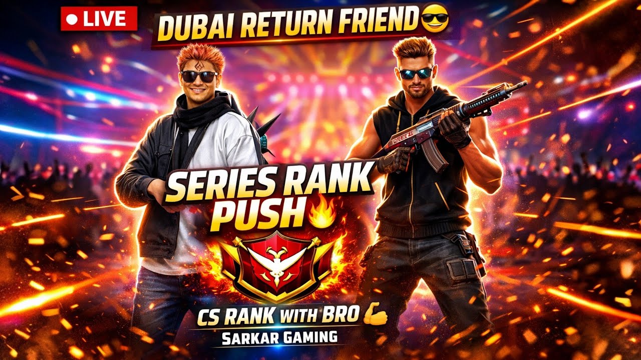 #CS Rank Push Dubai Player maza aa gya bhai 😂 #lekhu sarkar gaming 🙏 support please bhaiyon 