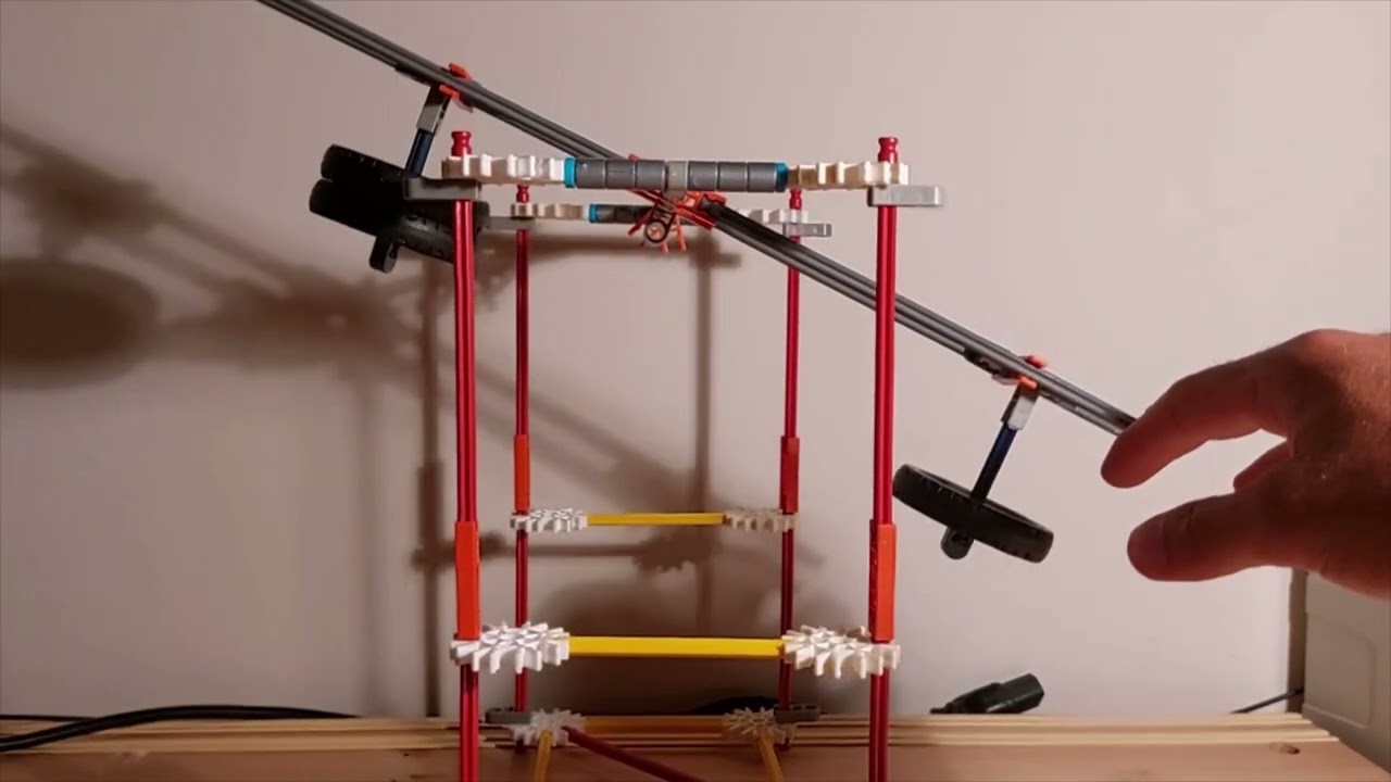 Oscillating lever tests no.2 -  this time with heavier weights
