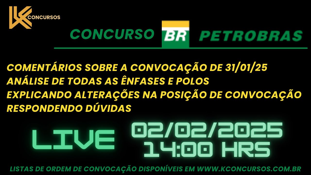 CONVOCAÇÃO PETROBRAS